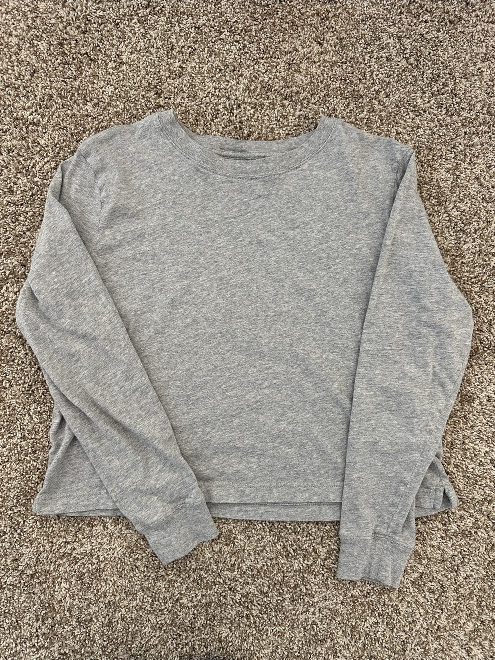 J. Crew Gray Long-Sleeve Vintage Jersey Tee - Picture 2 of 6